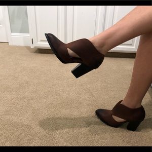 Jeffery Campbell Free People Deep V Cutout boots